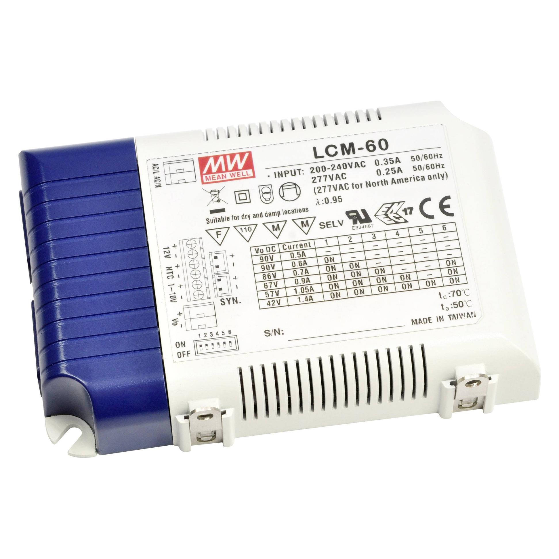 Synergy 21 MEAN WELL LCM-60DA Lighting power supply Beleuchtungs-Zubehör (LCM-60DA)