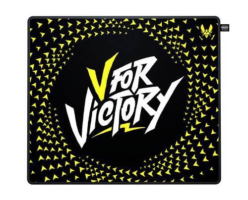 Cherry XTRFY XTRFY GP5 Vitality Black Mauspad Schwarz, Weiß, Gelb