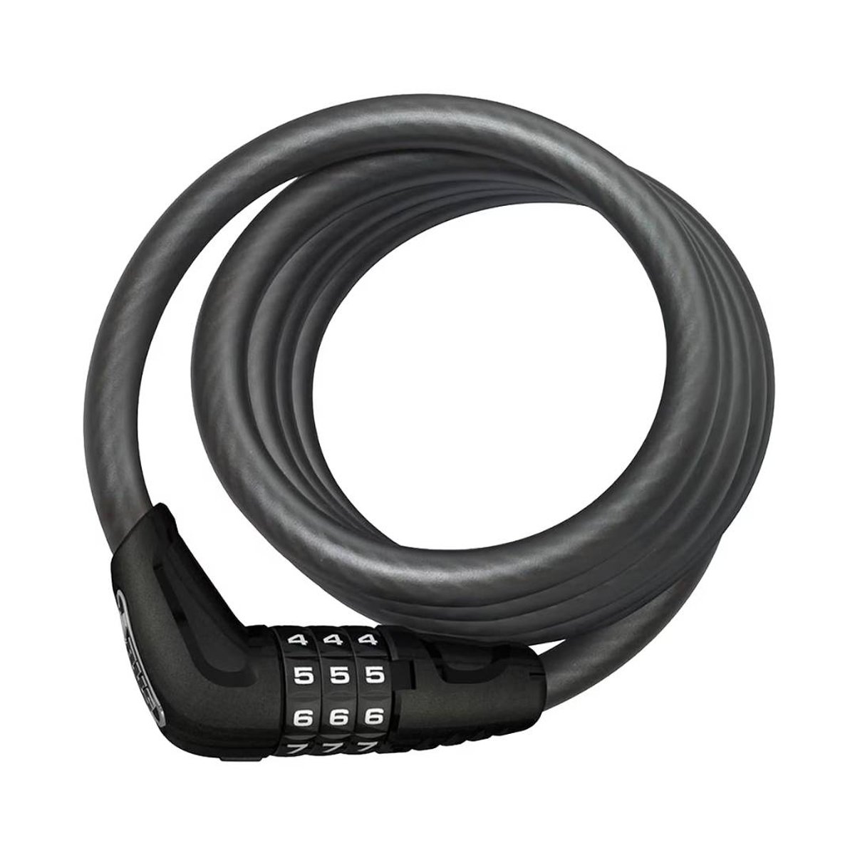 Cadeado de Cabo em Espiral Abus Star 4508C/150 1,5 m Preto