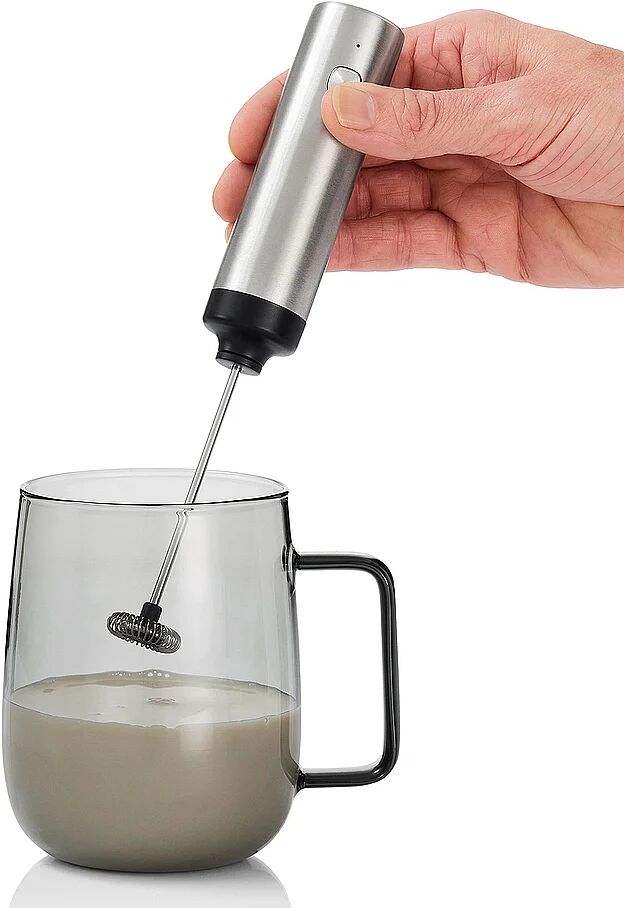 ADHOC Elektrischer Aufschäumer  20,8cm MORO Light-Grey  hellgrau B