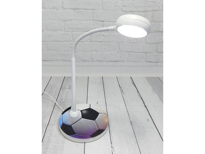 Lampe de bureau Football Multicolore Matériau dérivé du bois lasuré Fer verni 20 x 43 x 20cm