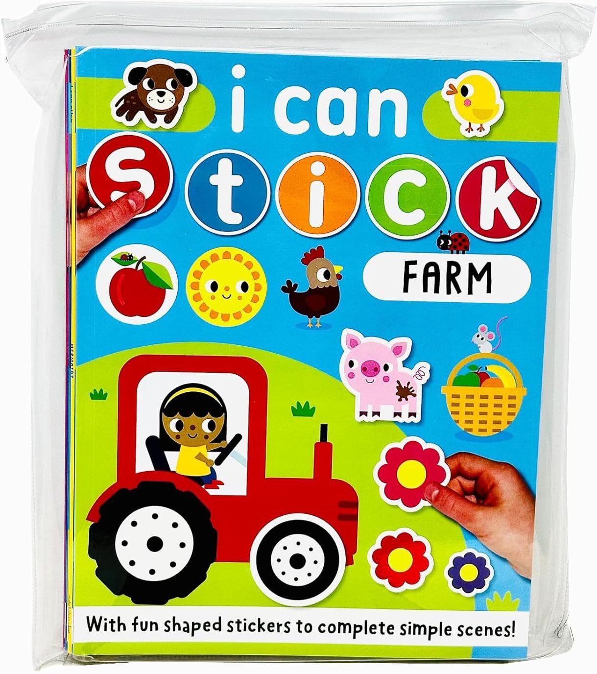 I Can Stick 8 Books Collection Set by Make Believe Ideas - Ages 3-5 - Paperback - Princesses, Unicorns, Dinosaurs, Fairies, Mermaids & More