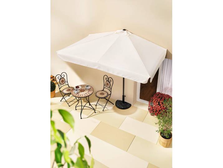 Schirme mit UV-Schutz 50+, Beige, rechteckig