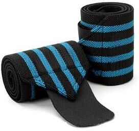 Market Central Elastic Wrist Support Strap For Weight Lifting And Sports Training blue