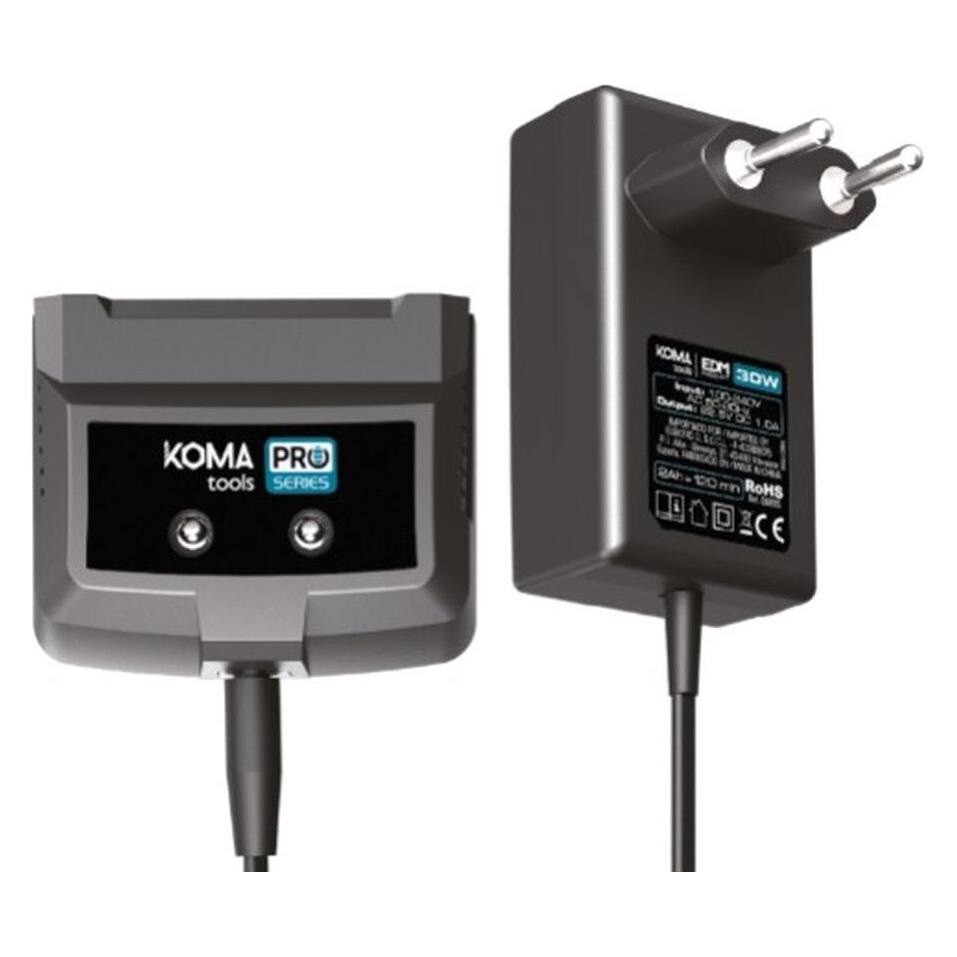 Koma Tools Batterieladegerät 4 Ah 2 Ah 5 Ah 8 Ah 20 V 100-240 V50/60 Hz (1 A) (57574126)