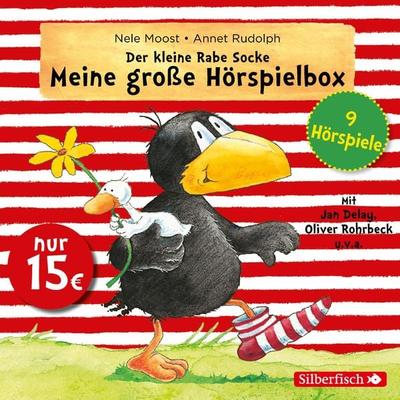 Der kleine Rabe Socke - Meine große Hörspielbox 1 - Nele Moost, 9783745601244