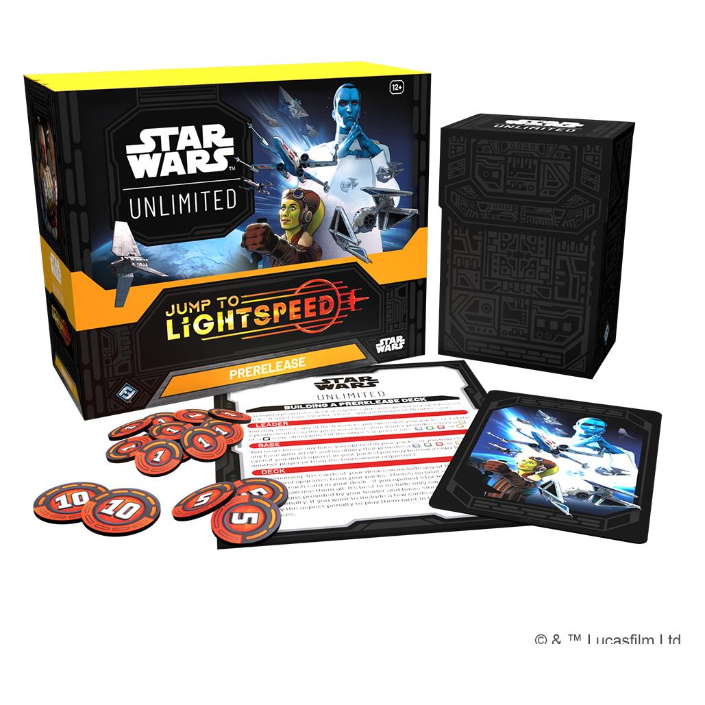 FFG Star Wars: Unbegrenzter Sprung zur Lichtgeschwindigkeit (Prerelease Box) (Englisch, Booster Pack) (swu841333127671)