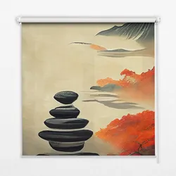 INNENROLLO - Fensterrollo - Rollo - 70x140 cm - Berg