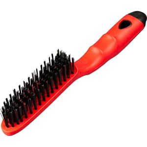 Böttcher-AG Drahtbürste ,Handbürste, 4-reihig, mit glatten Borsten aus Stahl