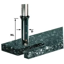 Festool Wendeplatten-Nutfräser HW S12 D14/45 WM