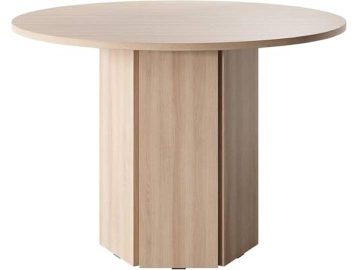 Selsey Esstisch Hexa Rund, Durchmesser 104 cm, Lindberg Eiche Esszimmertisch, Küchentisch