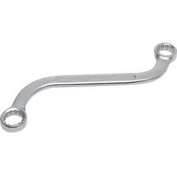 BGS S-Form Doppel-Ringschlüssel Zwölfkant SW 14 x 15 mm - 30743