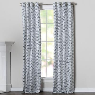 Natco Home Sloan 50X63 Navy Grommet Panel