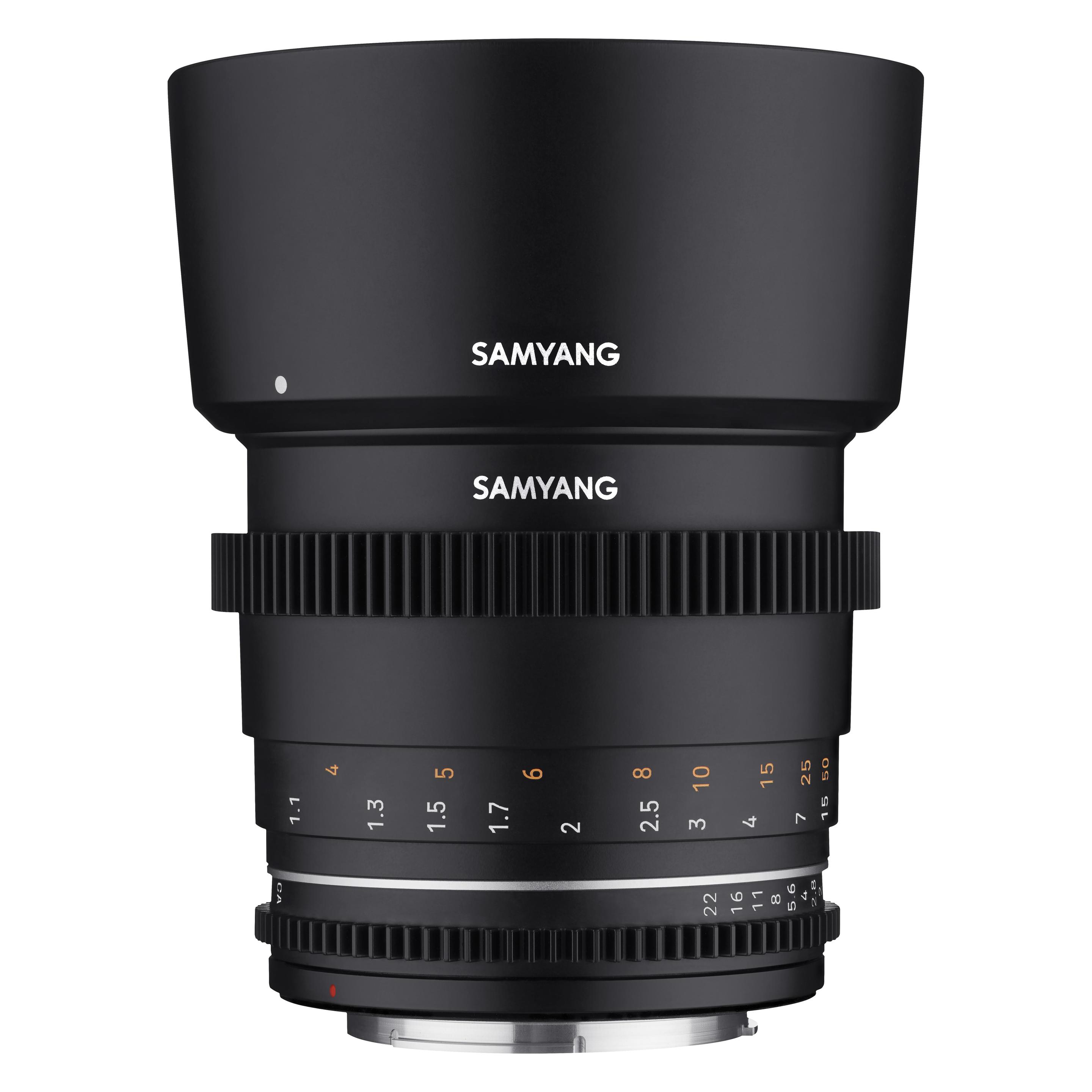 Samyang MF 85mm T1,5 VDSLR MK2 Sony E (Sony E, APS-C / DX, Micro Four Thirds, Vollformat) (23021)