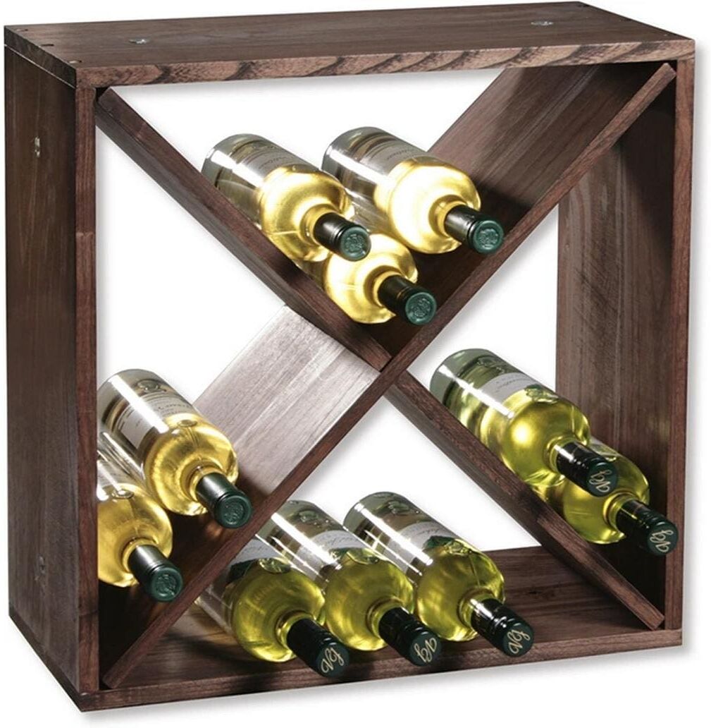 Weinregal KESPER "Kesper Weinregal", braun, B:50cm H:50cm, Regale, Weinregal braun B/H/T: 50cm x 50cm