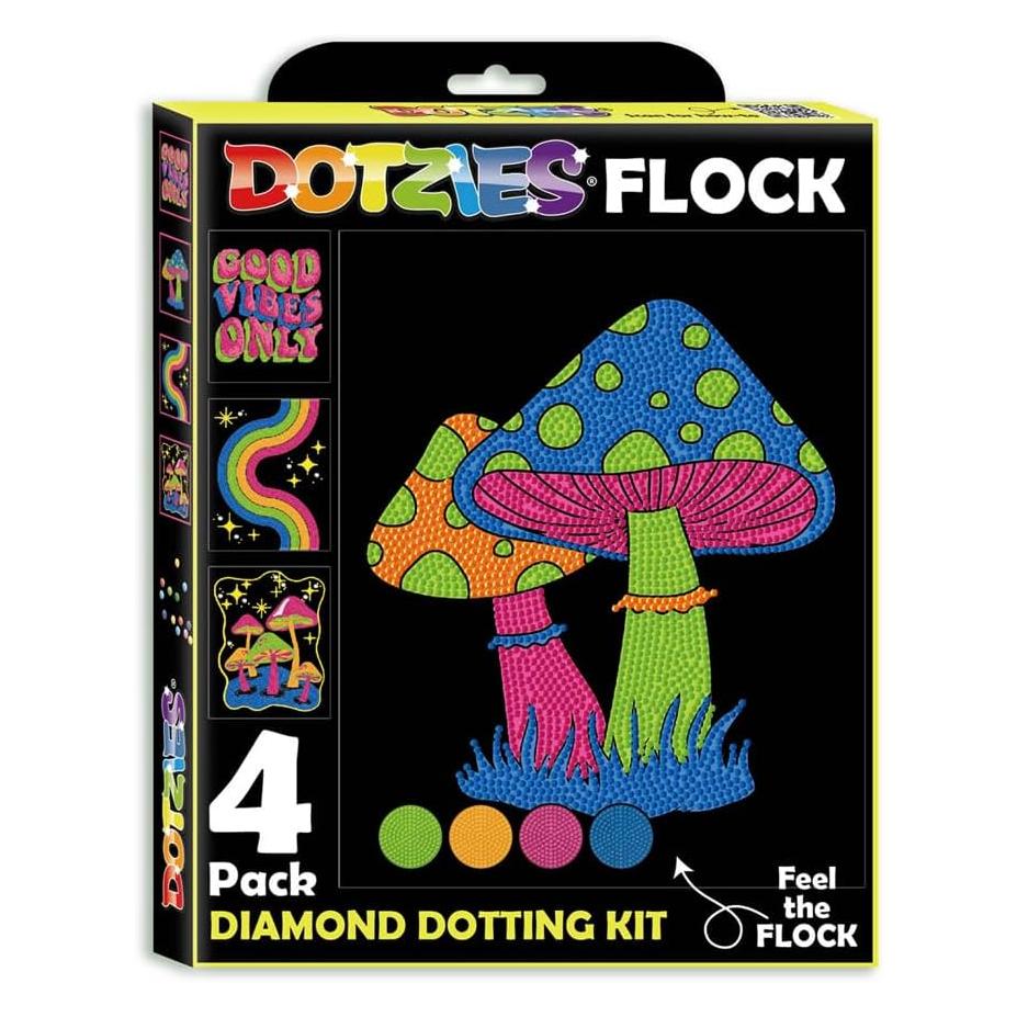 Diamond Dotz Neon Flock Diamant-Malset für Erwachsene (61573497)