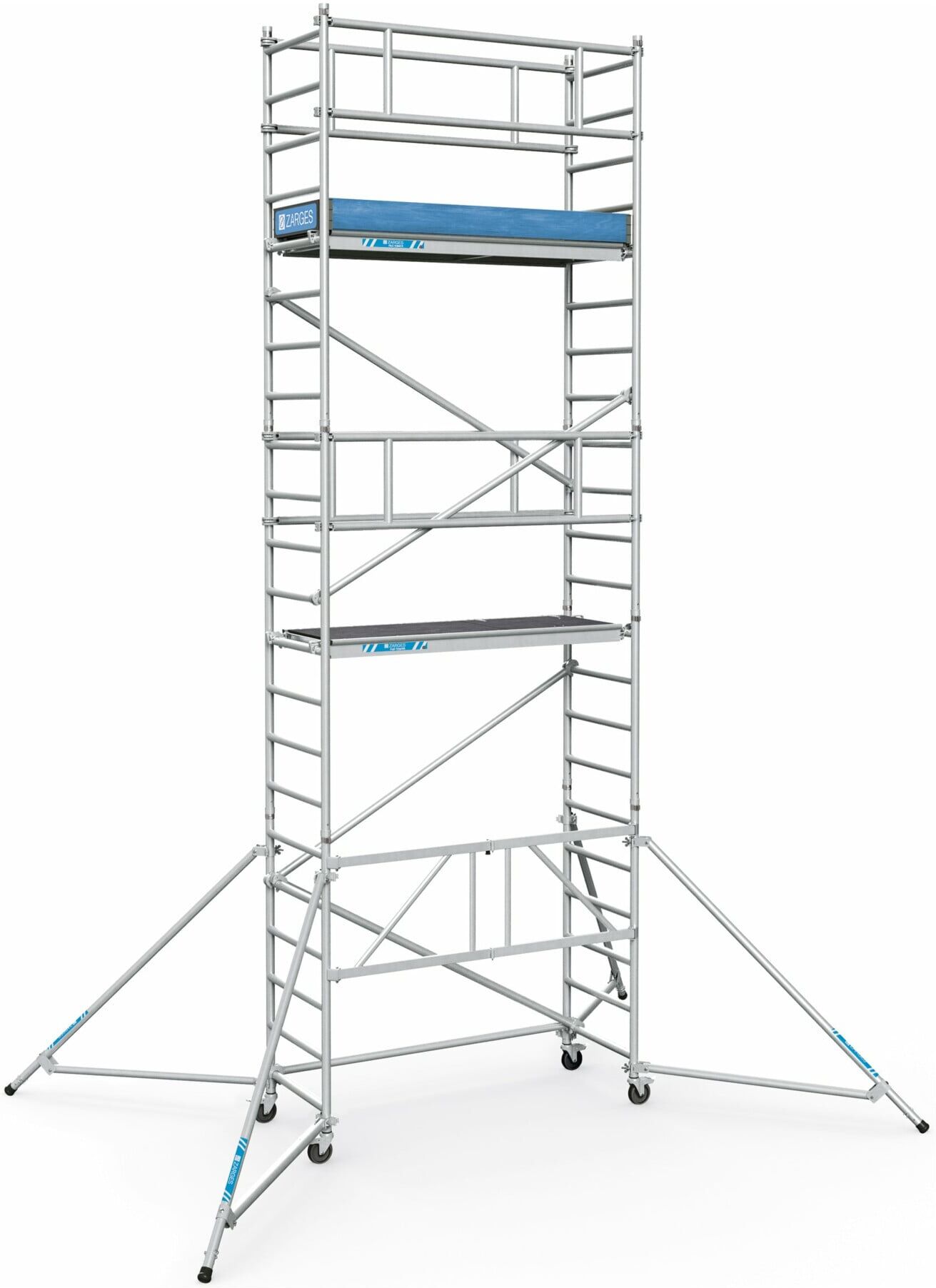 ZARGES PaxTower 1T - Klappgerüst, Arbeitshöhe 6.55 m (53515)