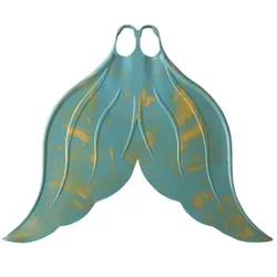 Mahina Mermaid - Merfin - Monofin - Aquamarine - Adult L Gr: 42-44