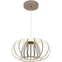 Pendelleuchte SALO (DH 55x150 cm) - beige - DH 55x150 cm