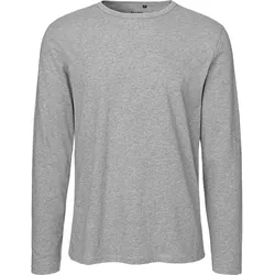 Neutral Herren T-Shirt langarm O61050 pink L
