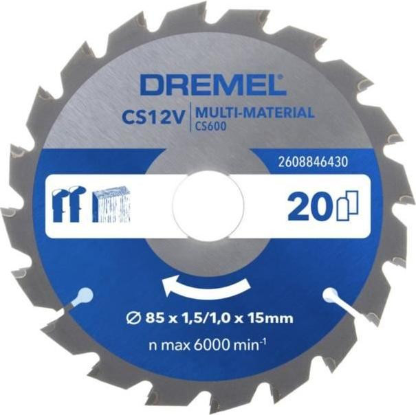 Dremel Blueprint Multi-materiaal zaagblad voor CS600 cirkelzaag