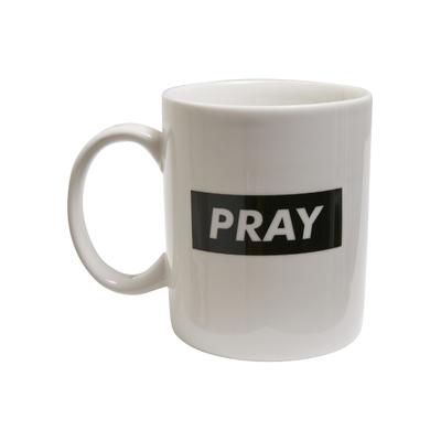 Schmuckset MISTERTEE "MisterTee Unisex Pray Cup", weiß, Schmuck_Sets, Damen, onesize, Keramik, Schmuckset