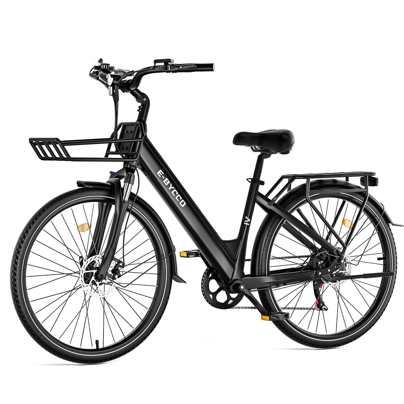 V1 Stadt-Elektrofahrrad für Erwachsene, 36 V 15,6 Ah, max. 25 km/h, mechanische Scheibenbremsen, gefederte Vordergabel, 150kg,grau