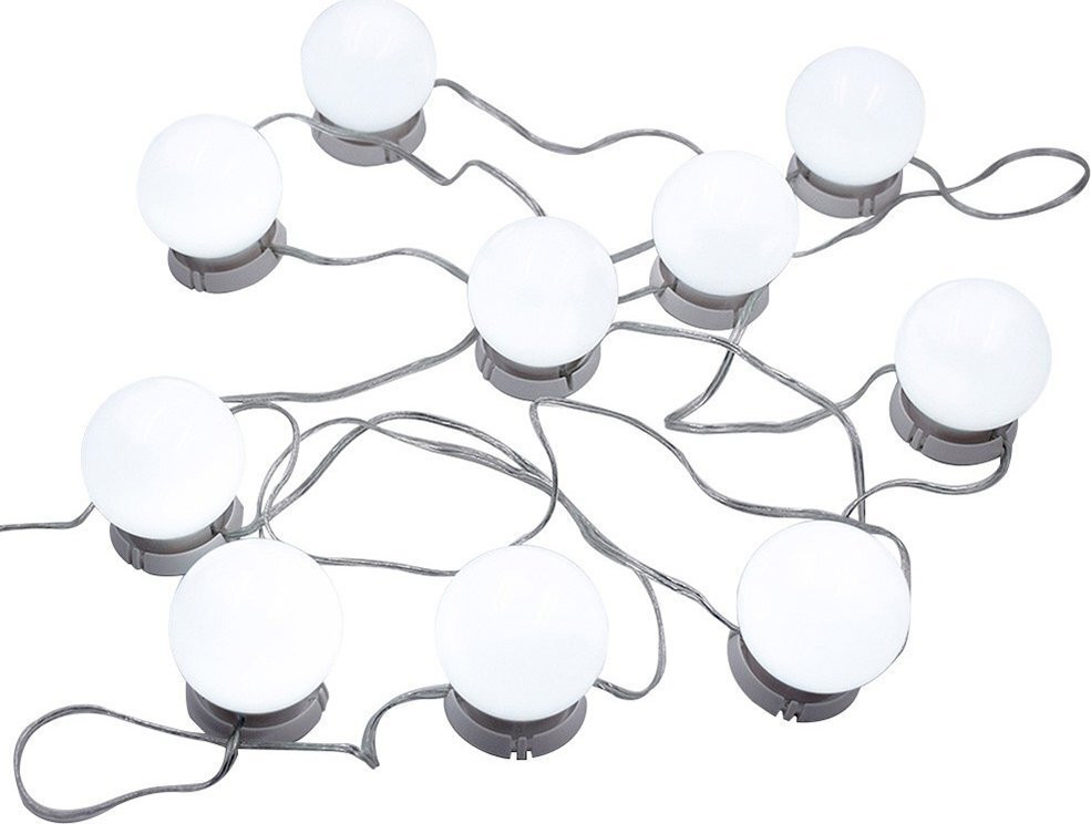 Verk 01599 LED-lampjes voor spiegel bij make-uptafel, 10 stuks
