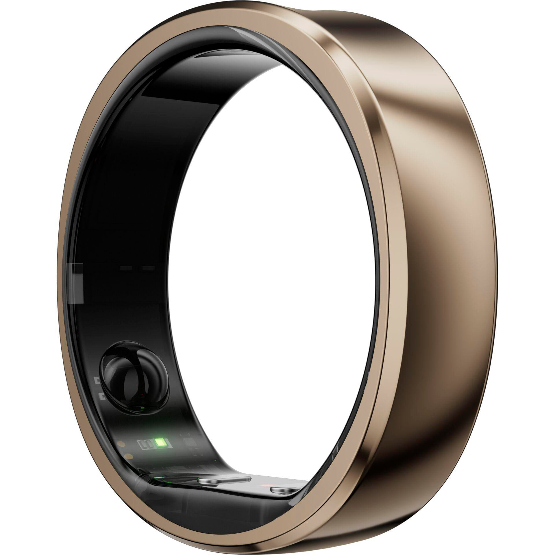 RingConn Smart Ring Gen2 Air für Frauen und Männer - Schlaf- und Fitness Tracking Wearable - Herzfrequenz - Dünengold Größe 14 RCA-02-G-14