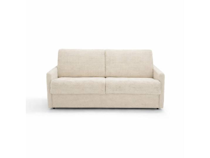 Calicosy Schlafsofa mit 3 Plätzen aus geripptem Samt, 175 cm lang, Beige, 100x87x175 cm, Babymöbel & Kindermöbel, Kinderzimmer & Jugendzimmer, Schlafsofas