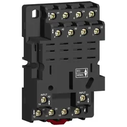 Schneider Electric RPZF4 Stecksockel für Leistungsrelais RPM4, kombinierte Anordnung, Schraubklemme  - 10 Stück