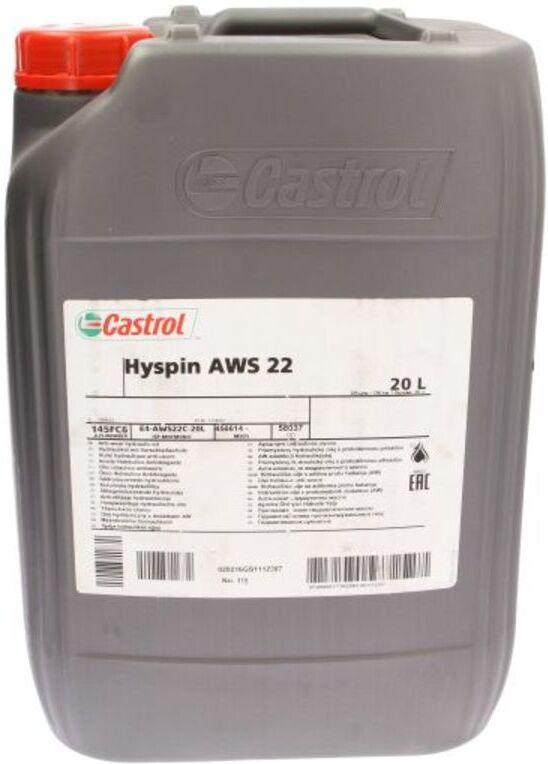 Hydrauliköl CASTROL 15F031 HYSPIN 22 20L