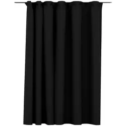 vidaXL Verdunkelungsvorhang mit Haken Leinenoptik Anthrazit 290x245 cm