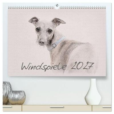 Windspiele 2027 (hochwertiger Premium Wandkalender 2027 DIN A2 quer), Kunstdruck in Hochglanz