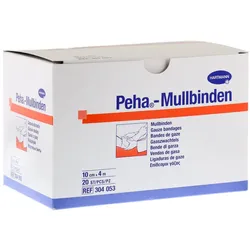 Hartmann Peha Mullbinden Fixierbinde 20 Stück - 4 m x 10 cm 20 St
