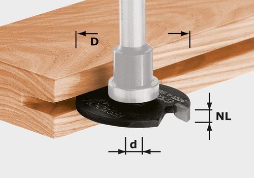 Festool Scheibennutfräser HW D40x2 491040