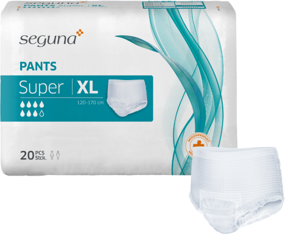 Seguna Pants Super XL - 8 paquets de 20 protections