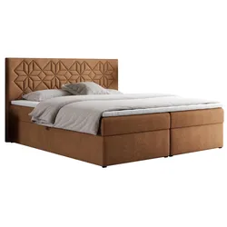 BOXBETT LEILA 140/200 Orange Struktur - H3