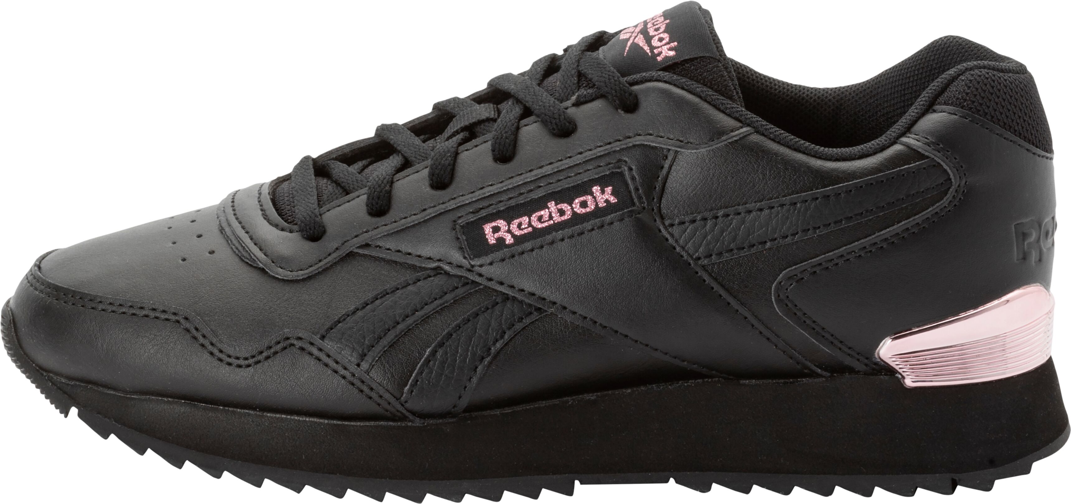 Sneaker REEBOK CLASSIC "REEBOK GLIDE RIPPLE CLIP", Damen, Gr. 38,5, schwarz, Synthetik, Textil, Schuhe Sneaker