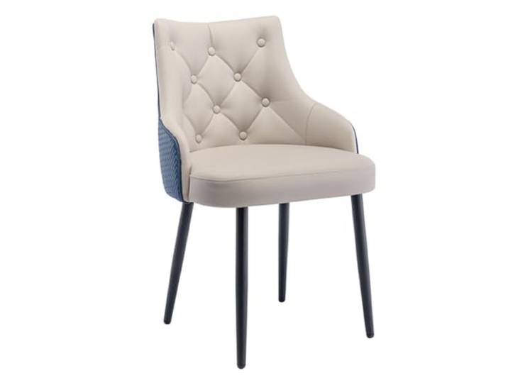 EYUIOPLM Esszimmerstühle aus Kunstleder, Küchenstühle Wohnzimmer-Schlafzimmer-Kaffee-Bistro-Café-Seitenschreibtischstuhl, ergonomisches Design(Blue)