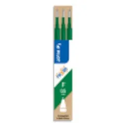 Pilot Tintenrollermine FriXion Ball/Clicker 0.5, radierbare Tinte, 0.5mm (F), Grün, 3er Set