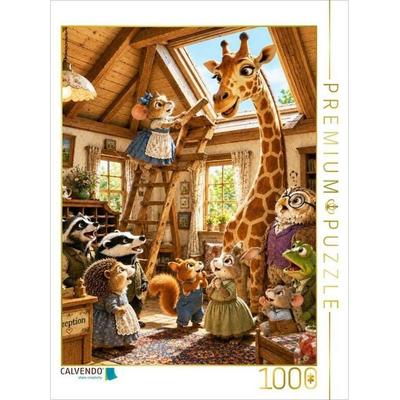 CALVENDO Puzzle Zimmer mit hoher Decke | 1000 Teile Lege-Größe 64x48cm Foto-Puzzle für glückliche Stunden