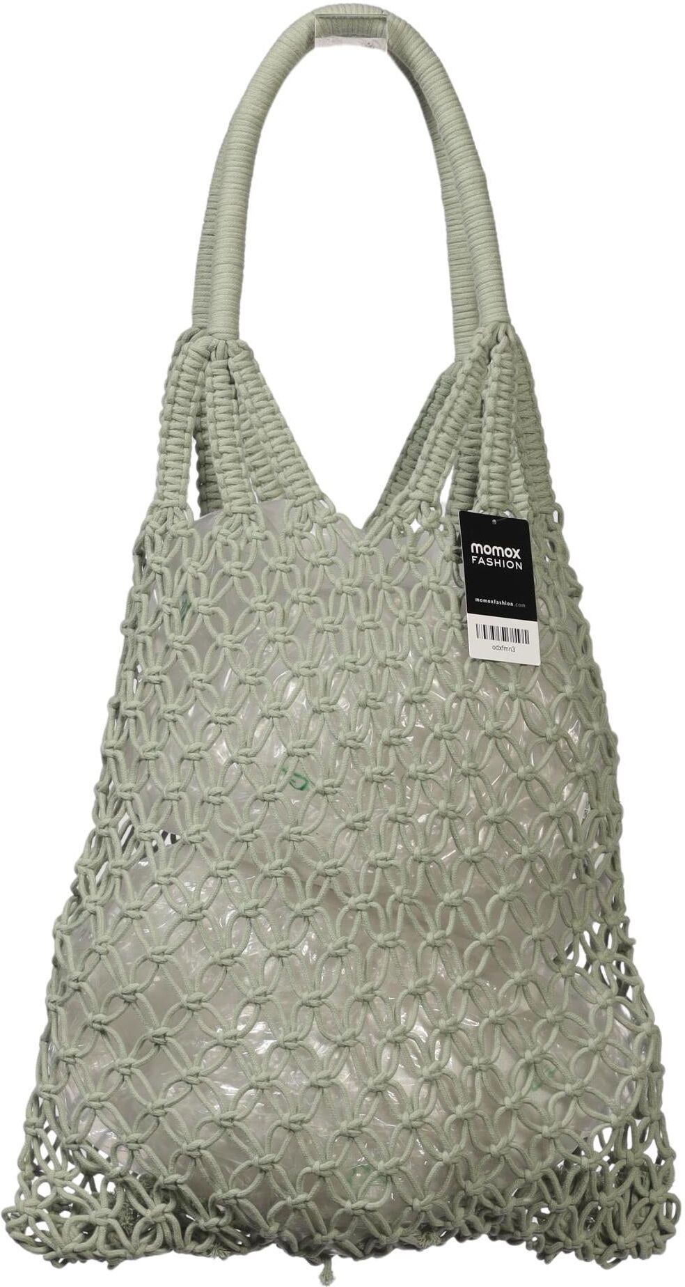 Opus Damen Handtasche gross, Hellgrün, Baumwolle - Second Hand