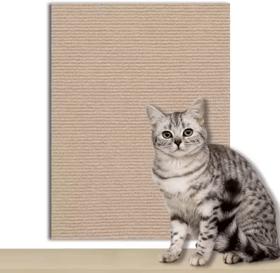 Inspire Picks Scratch Guard Self Adhesive Cat Scratching Carpet Protector khaki 30x200cm