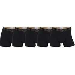 CR7  CR7 Herren Boxer Shorts, 5er Pack - Trunks, Cotton Stretch, Größe XL in Schwarz Schwarz