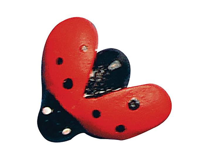 Rayher Polyresin-Marienkäfer 1.5 cm 12 Stück