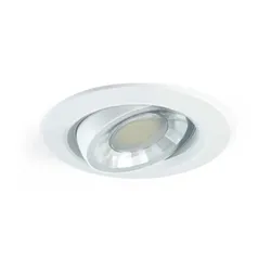 Beneito & Faure Verstellbarer, runder LED-Einbaustrahler, dimmbar, 8 W, IP44, 4000 K