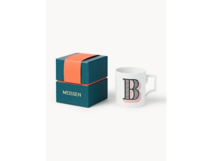 Westwing x MEISSEN, Mug artisanal avec motif décoratif Initials