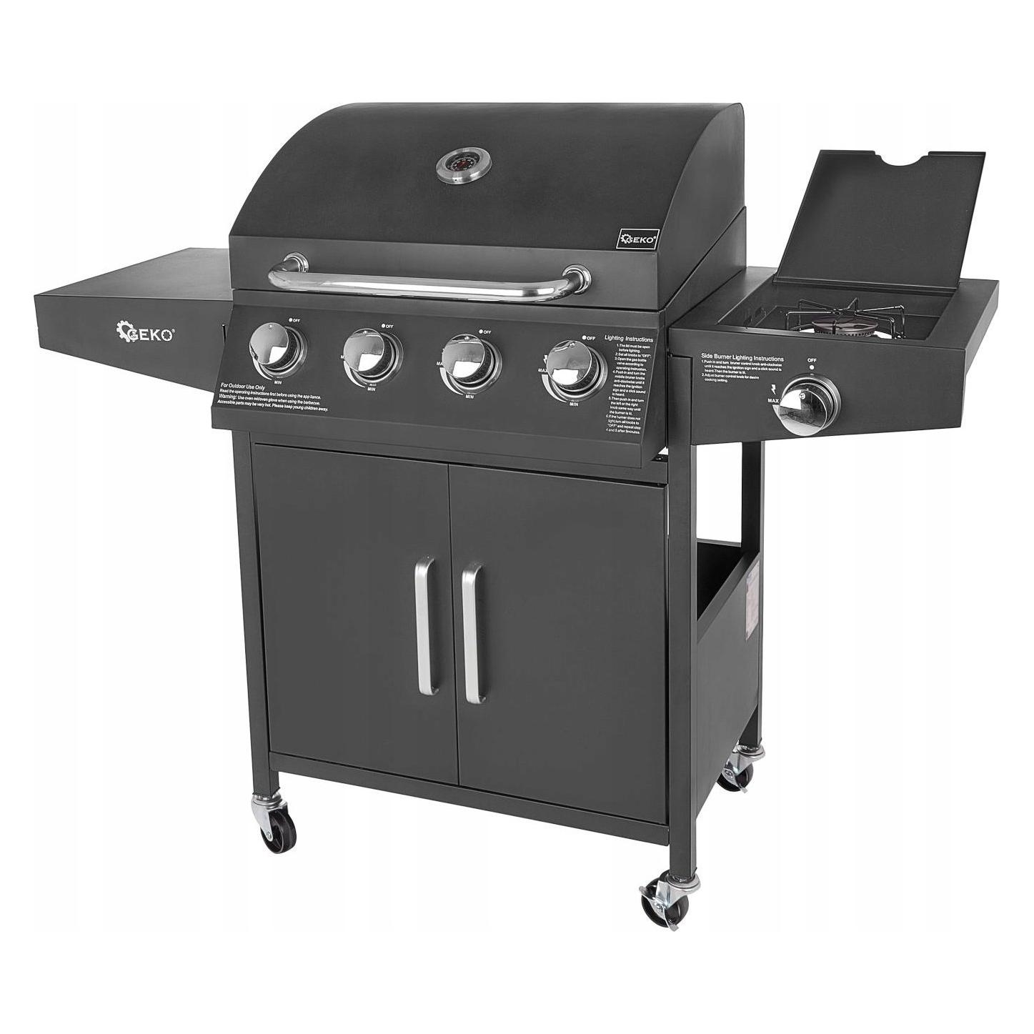 GEKO G80516 Grill ogrodowy gazowy 14.5 kW 41.5 cm x 59 cm (14.50 kW) (52561553)