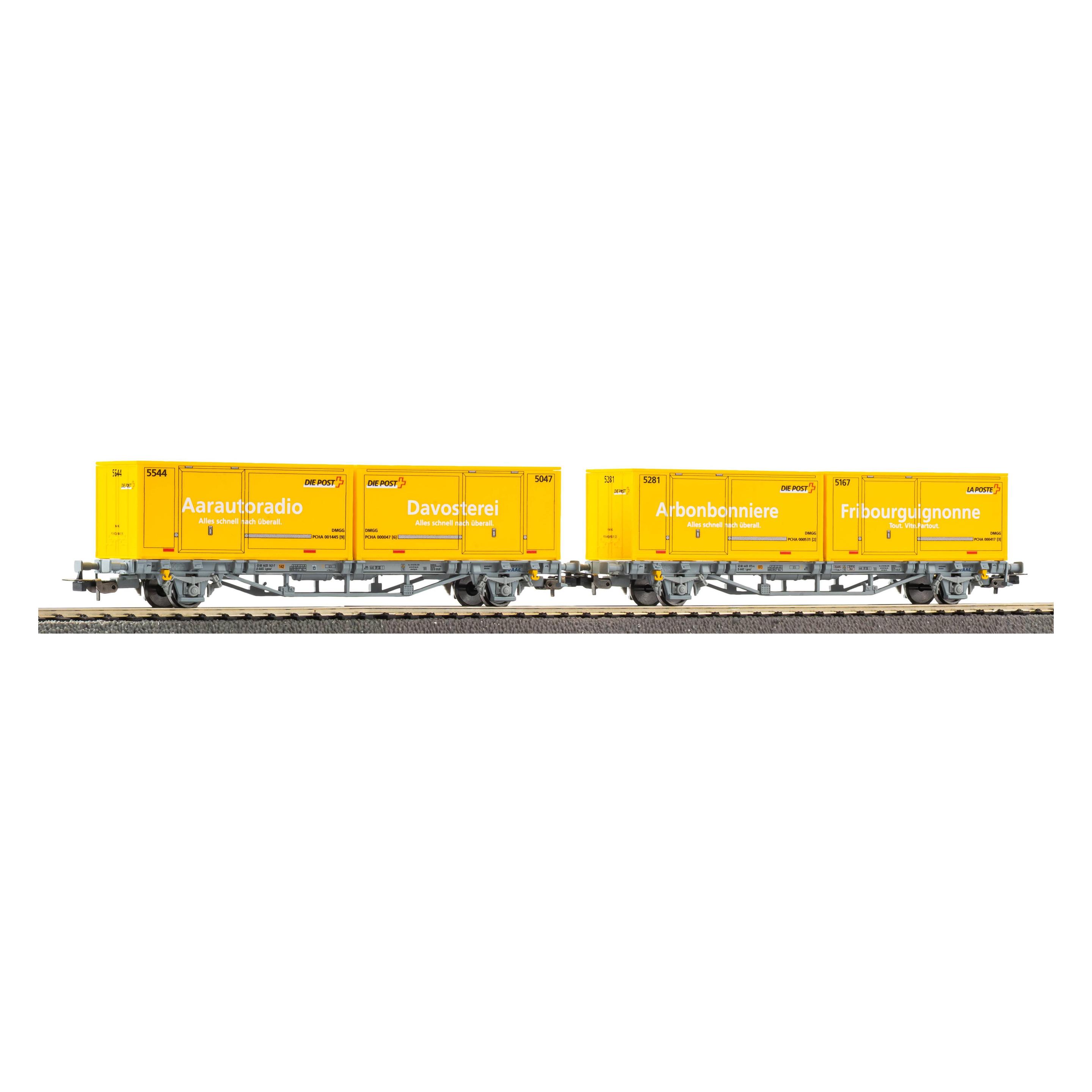 Piko CH-AAE 2 CTW mit Post-Wechselpritschen Ortwortspiele Ep. VI (Spur H0) (27748)